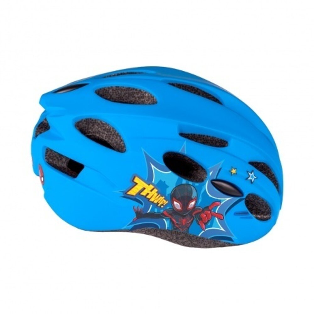Seven Polska Kinderhelm Fietshelm S Spiderman Blauw Seven Polska Kinderhelm Fietshelm S Spiderman Blauw