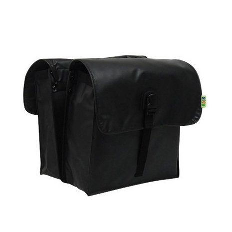 Beck Dubbele Fietstas Small Black Beck Dubbele Fietstas Small Black