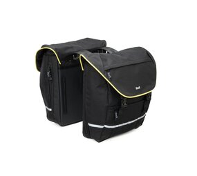 Beck Dubbele Sportieve Fietstas SPRTV MIK Zwart/Geel Beck Dubbele Sportieve Fietstas SPRTV MIK Zwart/Geel