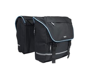 Beck Dubbele Sportieve Fietstas SPRTV MIK Zwart/Blauw Beck Dubbele Sportieve Fietstas SPRTV MIK Zwart/Blauw