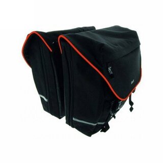 Dubbele Fietstassen met MIK bevestiging.