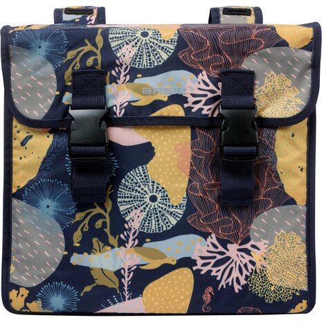 Basil Dubbele Fietstas Mara XL Reef night bleu