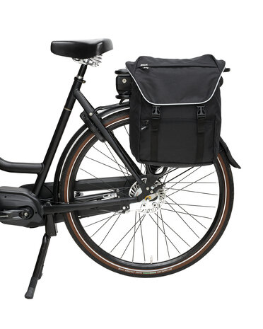 Beck Dubbele Sportieve Fietstas Sporty Zwart Beck Dubbele Sportieve Fietstas Sporty Zwart