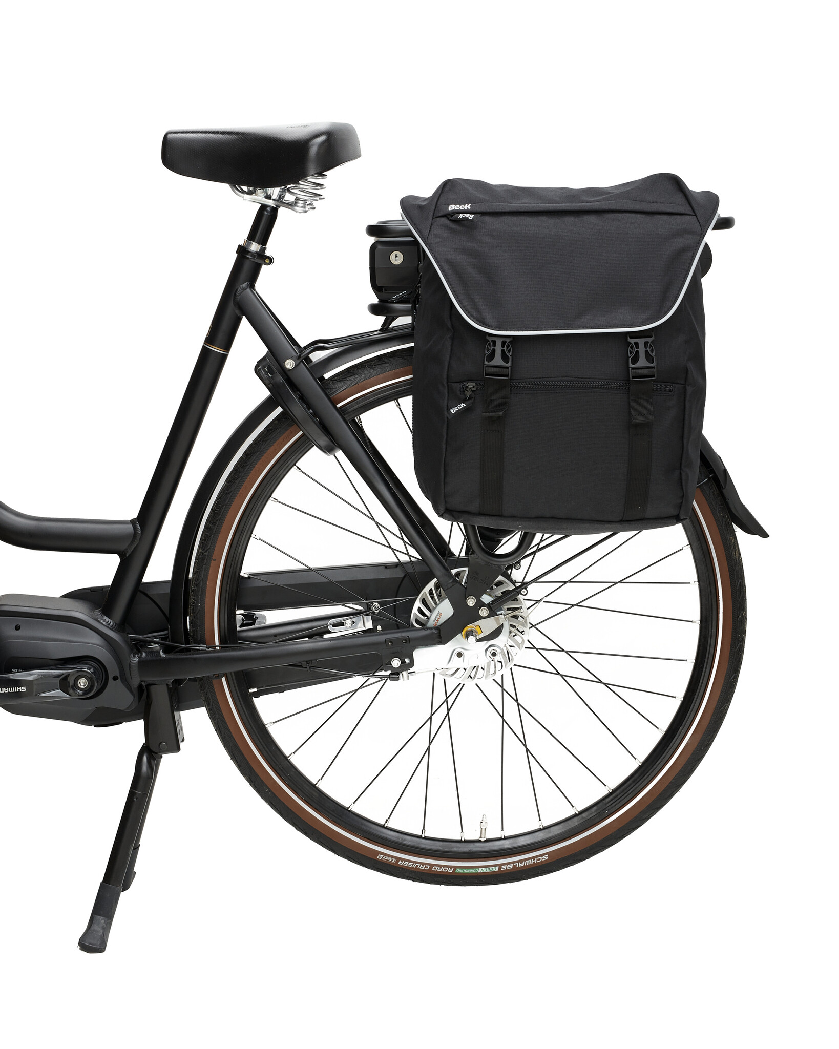 Dubbele Sportieve Fietstas Sporty Zwart