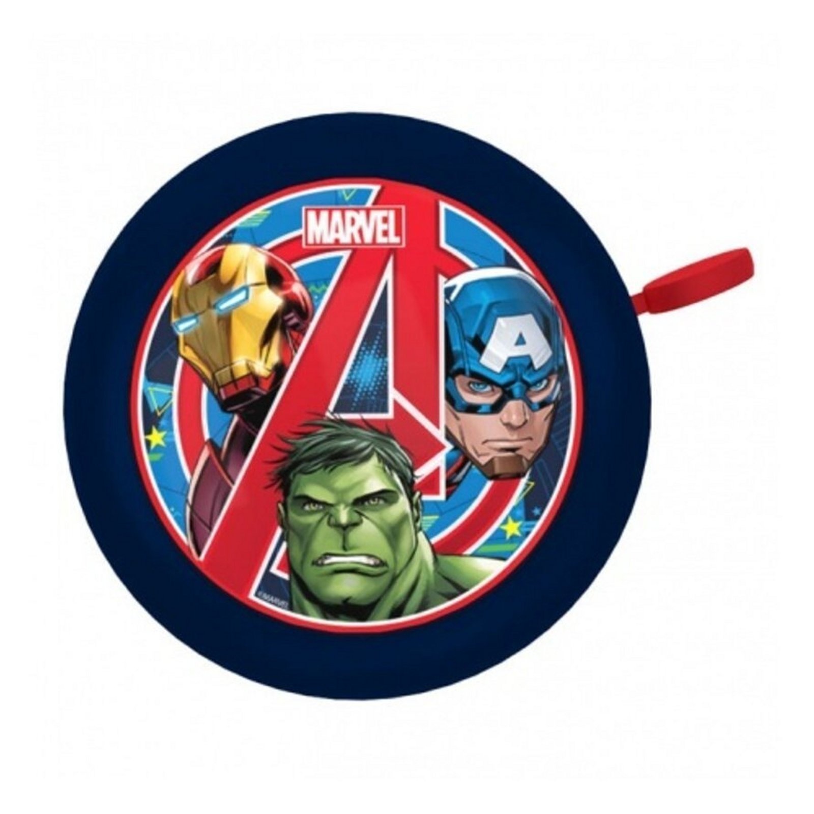 Marvel fietsbel Avengers zwart 55 mm