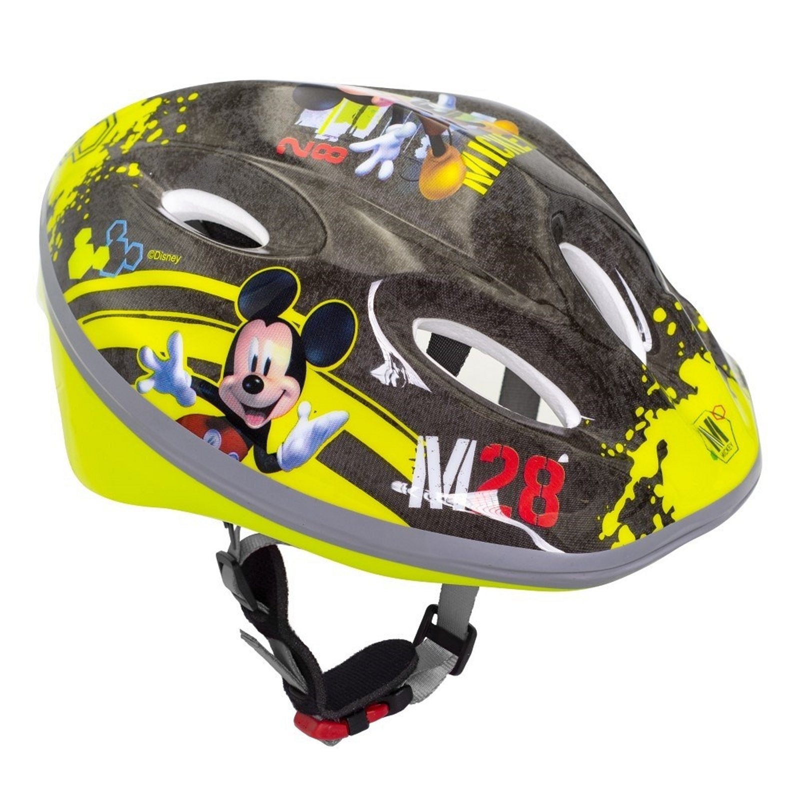 Kinderhelm S Mickey Zwart Groen