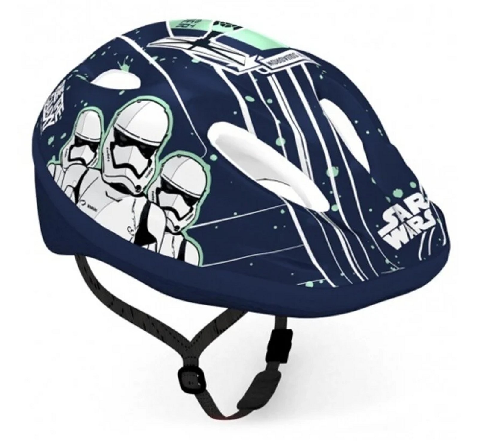 Disney fietshelm Stormtrooper jongens donkerblauw maat 52-56 cm