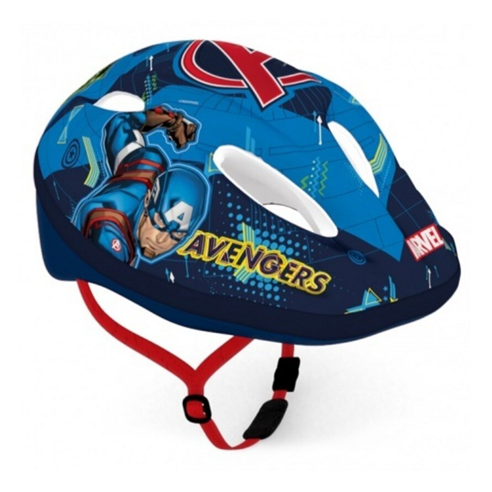 Disney kinderhelm Avengers junior blauw maat 52 56