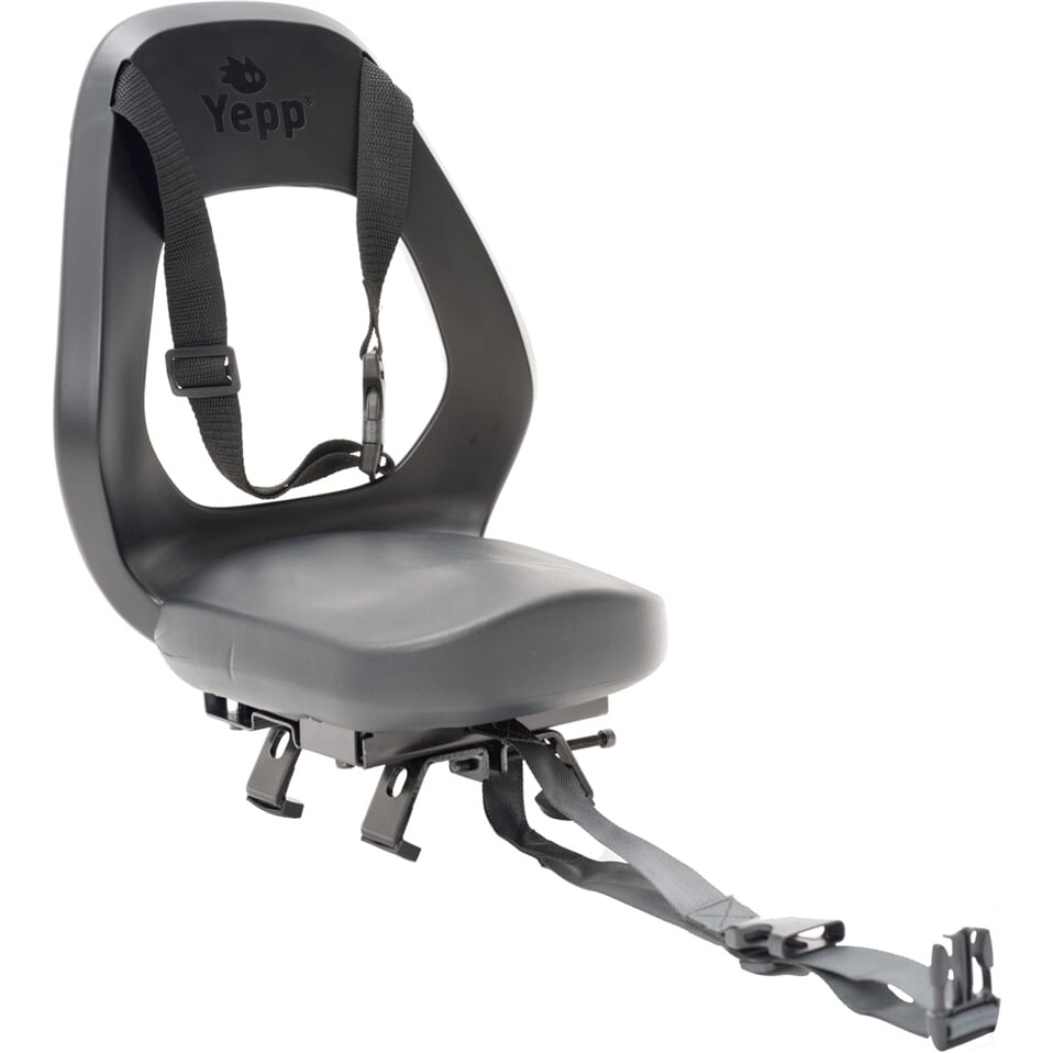 Maxi Junior Budget Zwart Dragerbevestiging Fietsstoeltje inclusief Yeppie