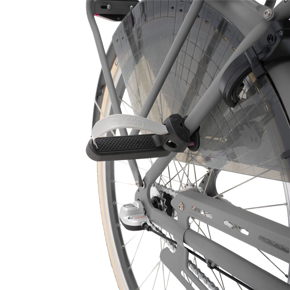 Junior Budget Zilver Dragerbevestiging Fietsstoeltje inclusief Yeppie