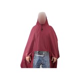 Hooodie Poncho Deluxe, Koplampproof one-size-fits-all Bordeaux Rood Hooodie Poncho Deluxe, Koplampproof one-size-fits-all Bordeaux Rood
