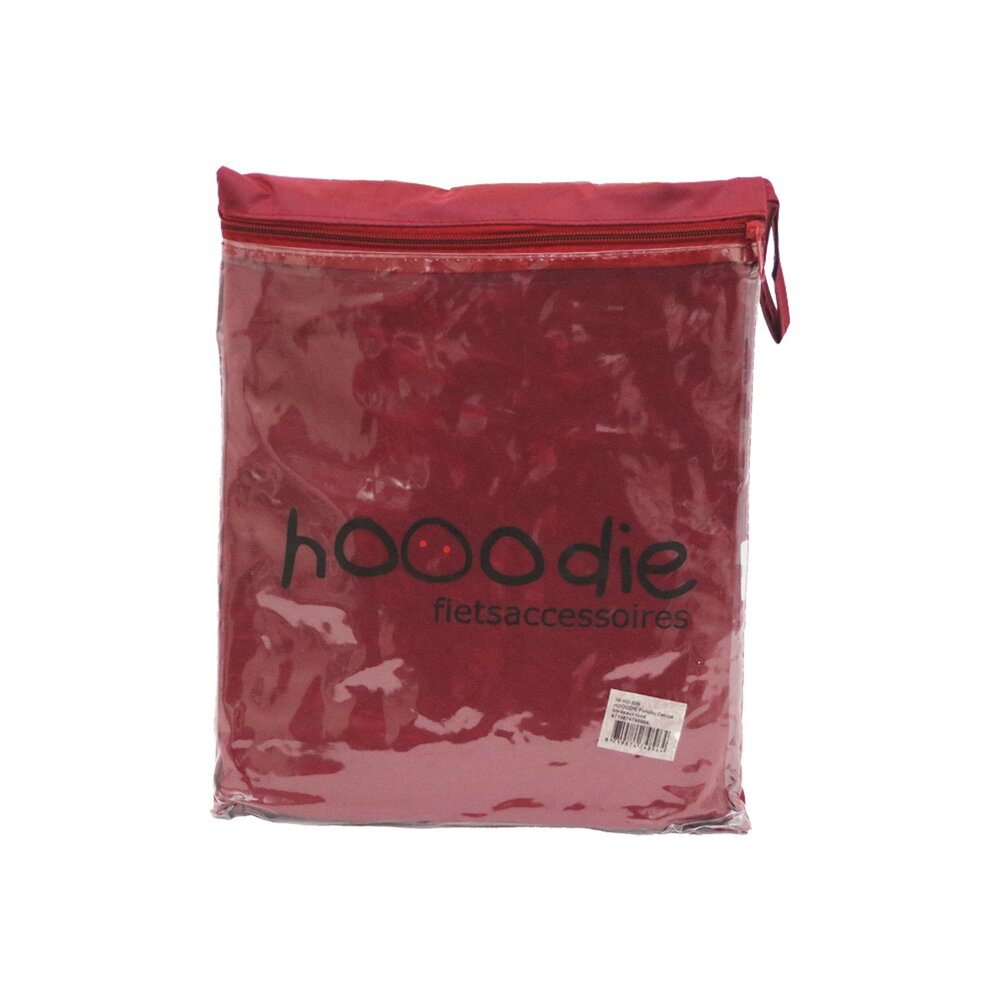 Hooodie Poncho Deluxe , Koplampproof one-size-fits-all Bordeaux Rood Hooodie Poncho Deluxe , Koplampproof one-size-fits-all Bordeaux Rood