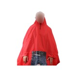 Hooodie Poncho Deluxe, Koplampproof one-size-fits-all Rood