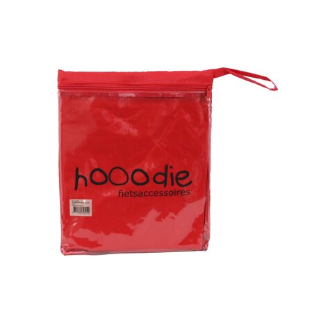 Hooodie Poncho Deluxe , Koplampproof one-size-fits-all Rood Hooodie Poncho Deluxe , Koplampproof one-size-fits-all Rood
