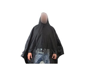 Hooodie Poncho de luxe, Koplampproof one-size-fits-all Zwart