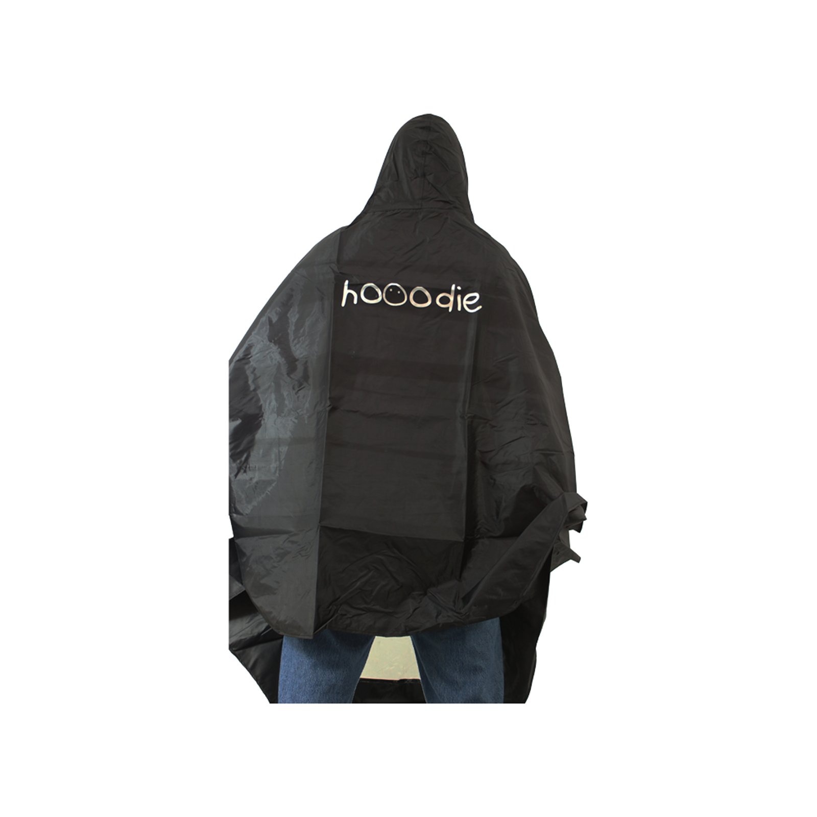 Poncho de luxe , Koplampproof one-size-fits-all Zwart