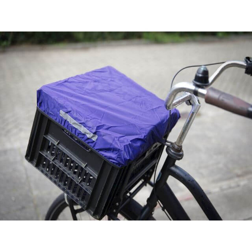 Niet verkeerd Fietskrat Hoes Kratcover Blauw Niet verkeerd Fietskrat Hoes Kratcover Blauw