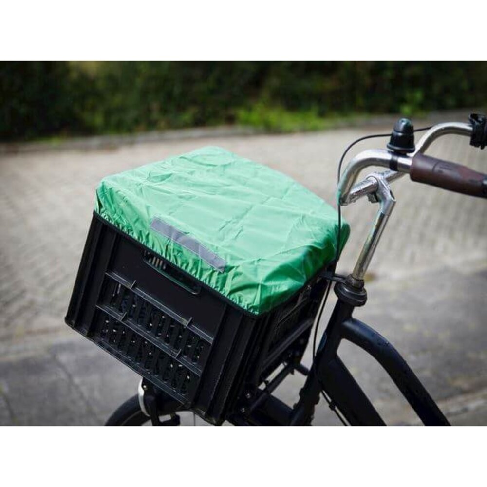 Niet verkeerd Fietskrat Hoes Kratcover Groen Niet verkeerd Fietskrat Hoes Kratcover Groen