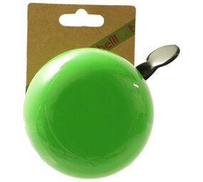 Belll Fietsbel Ding Dong 80 mm fluo groen Belll Fietsbel Ding Dong 80 mm fluo groen