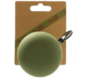 Belll Fietsbel Ding Dong 60 mm leger groen
