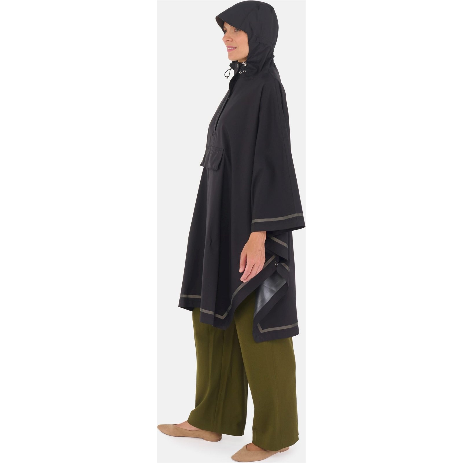Sweden poncho Imbris Black