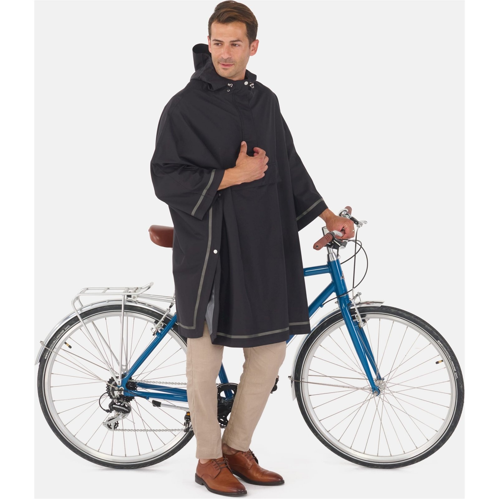 Sweden poncho Imbris Black