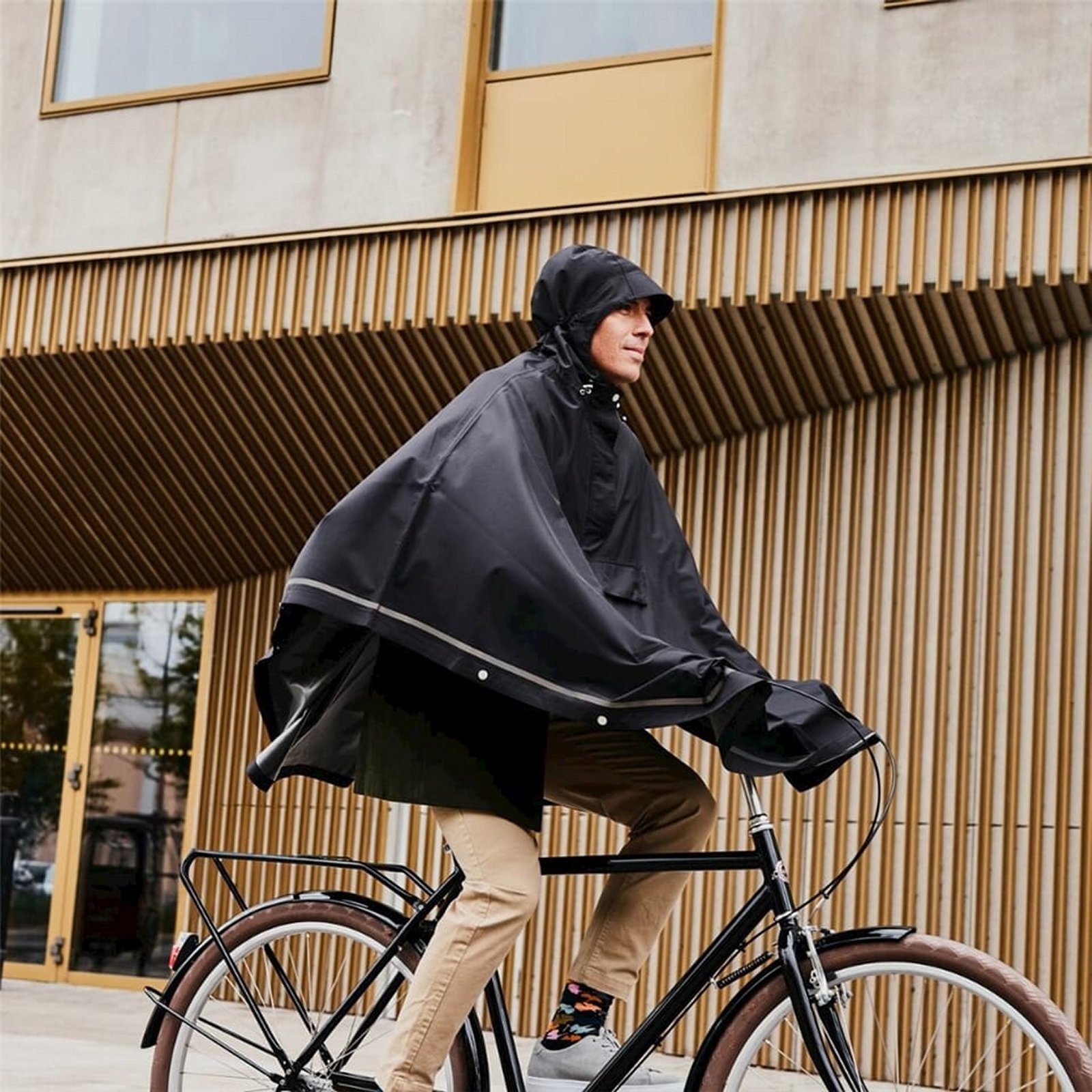 Sweden poncho Imbris Black
