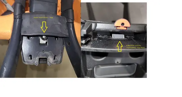 JP Parts Yepp Nexxt 2 Ahead 1 1/8 Stuurpen Montageblok JP Parts Yepp Nexxt 2 Ahead 1 1/8 Stuurpen Montageblok