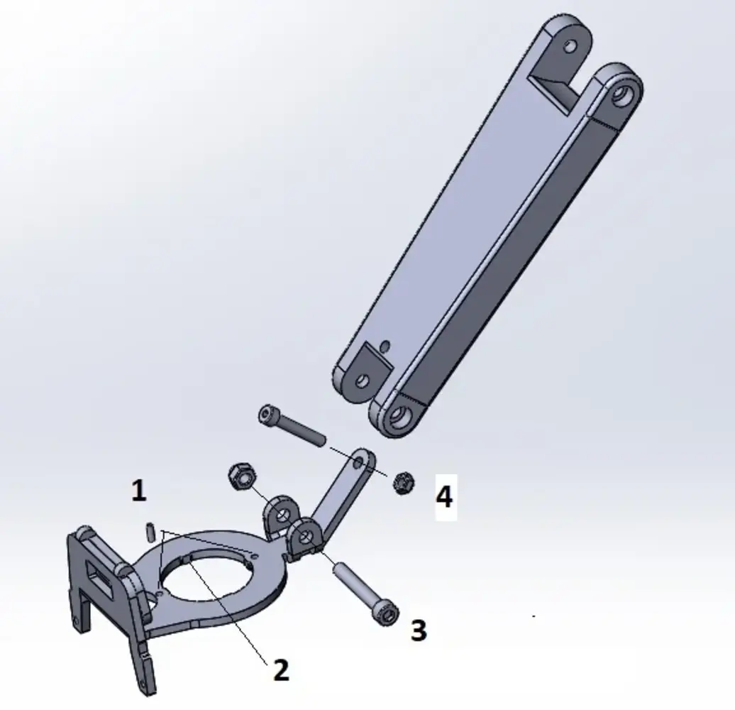 JP Parts Yepp 2 Ahead 1 1/8 Stuurpen Montageblok JP Parts Yepp 2 Ahead 1 1/8 Stuurpen Montageblok