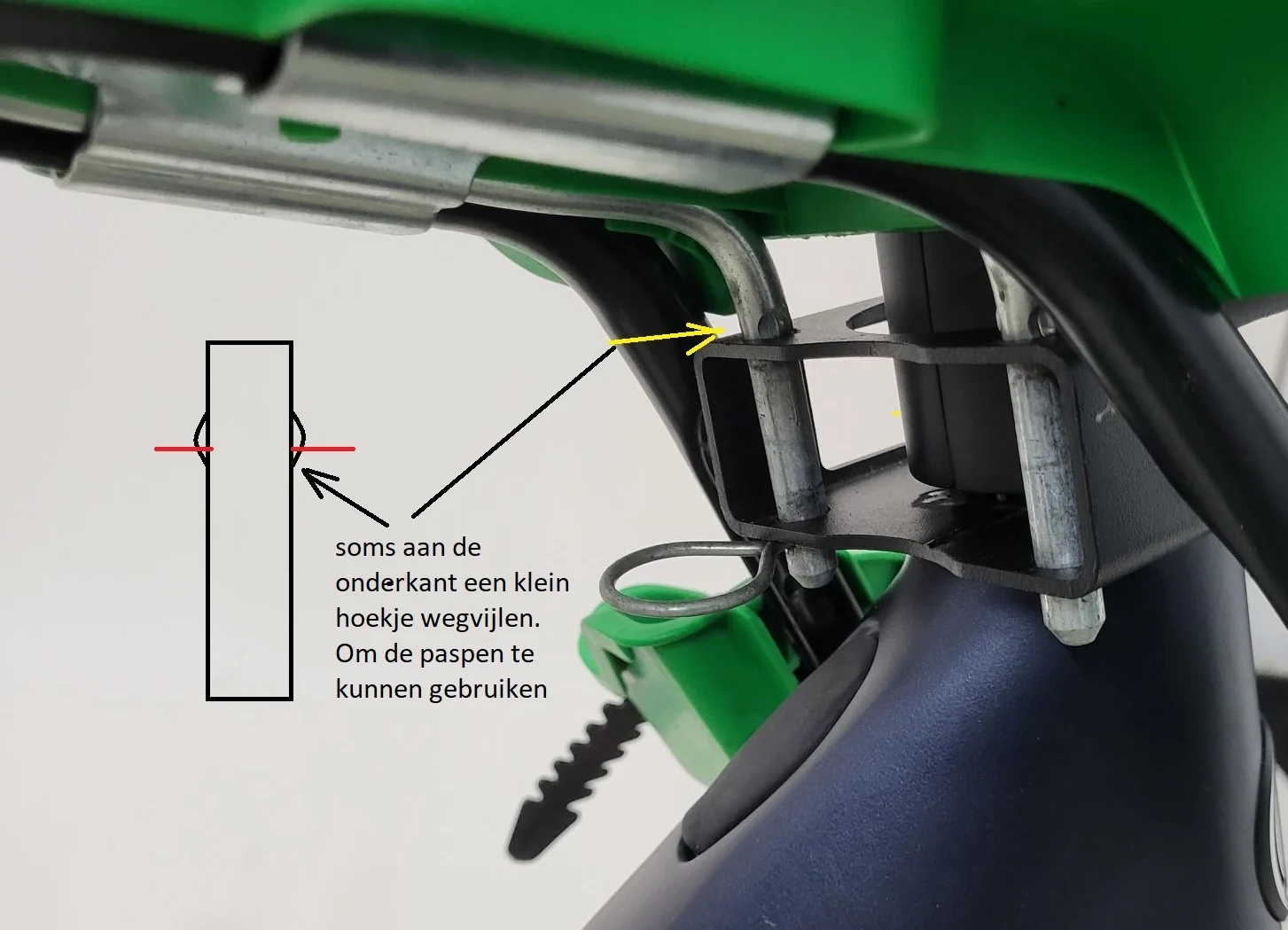 Bobike Ahead 1 1/8 Stuurpen Montageblok voor Gazelle HMS en HMB