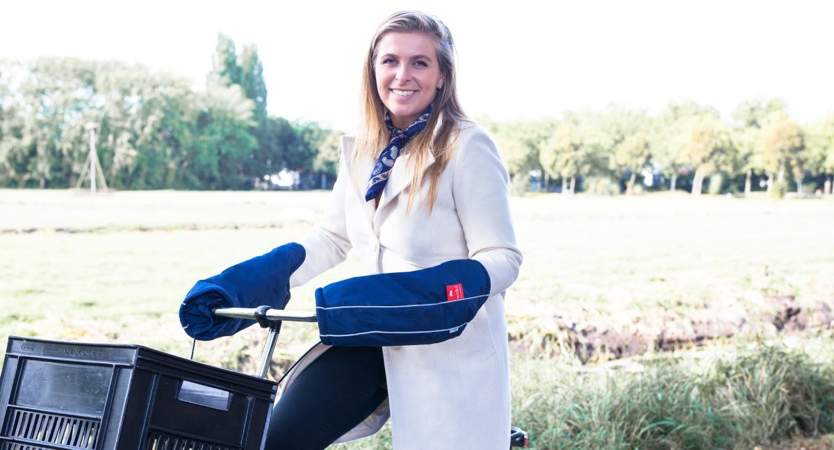 handmoffen handwarmers Navy Blue