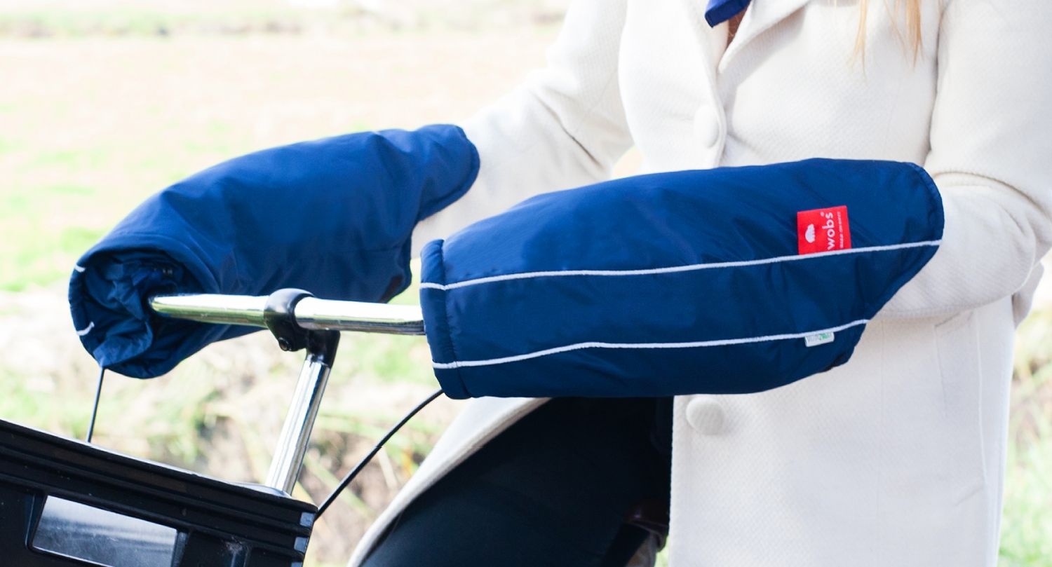 handmoffen handwarmers Navy Blue