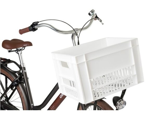 Fast Rider Kunststof Fietskrat Wit Fast Rider Kunststof Fietskrat Wit