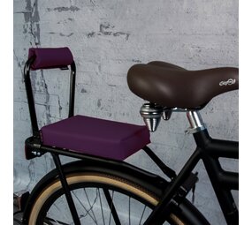 Ohmiomine Rugsteun zwart met Paus Paars Ohmiomine  rugkussentje Ohmiomine Rugsteun zwart met Paus Paars Ohmiomine  rugkussentje