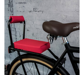 Ohmiomine Rugsteun zwart met Knal Roze Ohmiomine  rugkussentje Ohmiomine Rugsteun zwart met Knal Roze Ohmiomine  rugkussentje