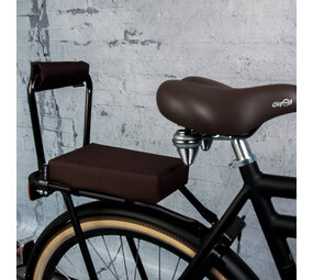 Ohmiomine Rugsteun zwart met Chocolade Bruin Ohmiomine  rugkussentje Ohmiomine Rugsteun zwart met Chocolade Bruin Ohmiomine  rugkussentje