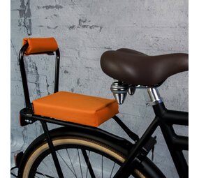 Ohmiomine Rugsteun zwart met Feestelijk Oranje Ohmiomine  rugkussentje Ohmiomine Rugsteun zwart met Feestelijk Oranje Ohmiomine  rugkussentje