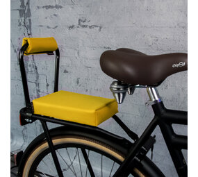 Ohmiomine Rugsteun zwart met Kanarie Geel Ohmiomine  rugkussentje Ohmiomine Rugsteun zwart met Kanarie Geel Ohmiomine  rugkussentje