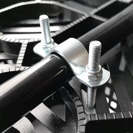 Lynx Fietskrat en Fietsmand montageset verzinkt Lynx Fietskrat en Fietsmand montageset verzinkt