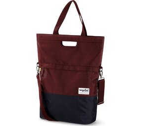 URBAN PROOF shoppertas 20L recycled rood grijs URBAN PROOF shoppertas 20L recycled rood grijs