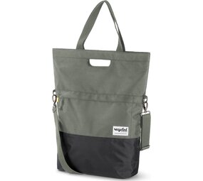 URBAN PROOF shoppertas 20L recycled groen grijs URBAN PROOF shoppertas 20L recycled groen grijs