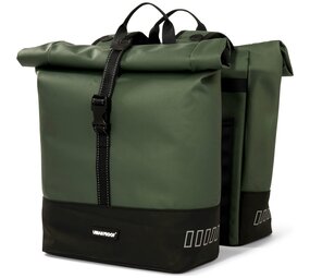 URBAN PROOF double rolltop bag 38L recycled groen URBAN PROOF double rolltop bag 38L recycled groen