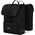 double cargo bag 38L recycled zwart