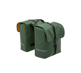 New Looxs Dubbele Fietstas Odense green MIK 39L New Looxs Dubbele Fietstas Odense green MIK 39L