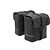Dubbele Fietstas Odense black Racktime 39L
