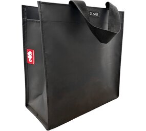 Clarijs shoppertas PVC 23L matt zwart Clarijs shoppertas PVC 23L matt zwart