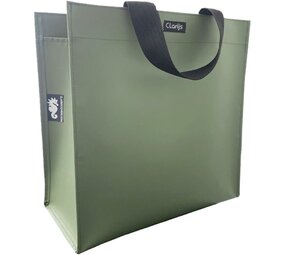 Clarijs shoppertas PVC 23L matt olijf Clarijs shoppertas PVC 23L matt olijf