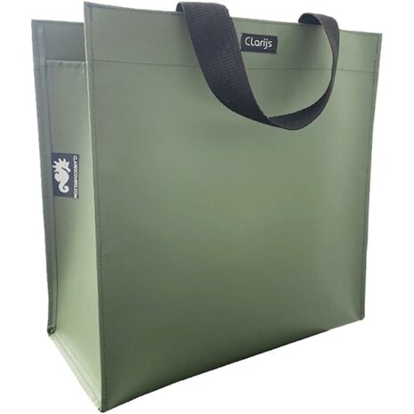 Clarijs shoppertas PVC 23L matt olijf Clarijs shoppertas PVC 23L matt olijf