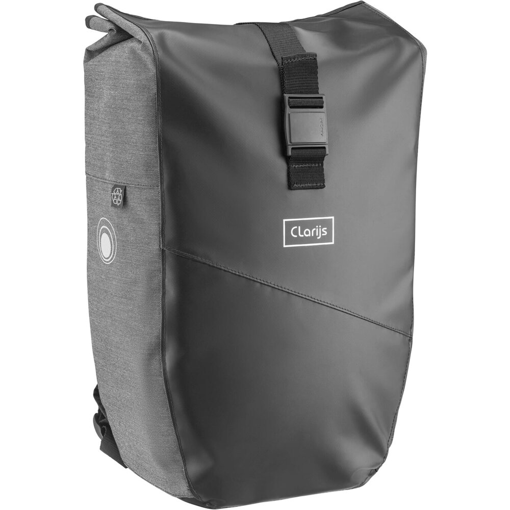 Clarijs rugtas variobag 24L zwart-grijs Clarijs rugtas variobag 24L zwart-grijs