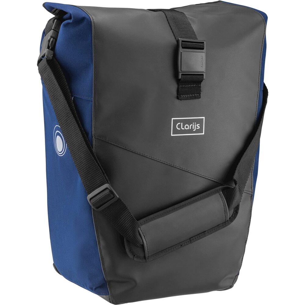 Clarijs Enkele Fietstas Solobag 24L zwart-blauw